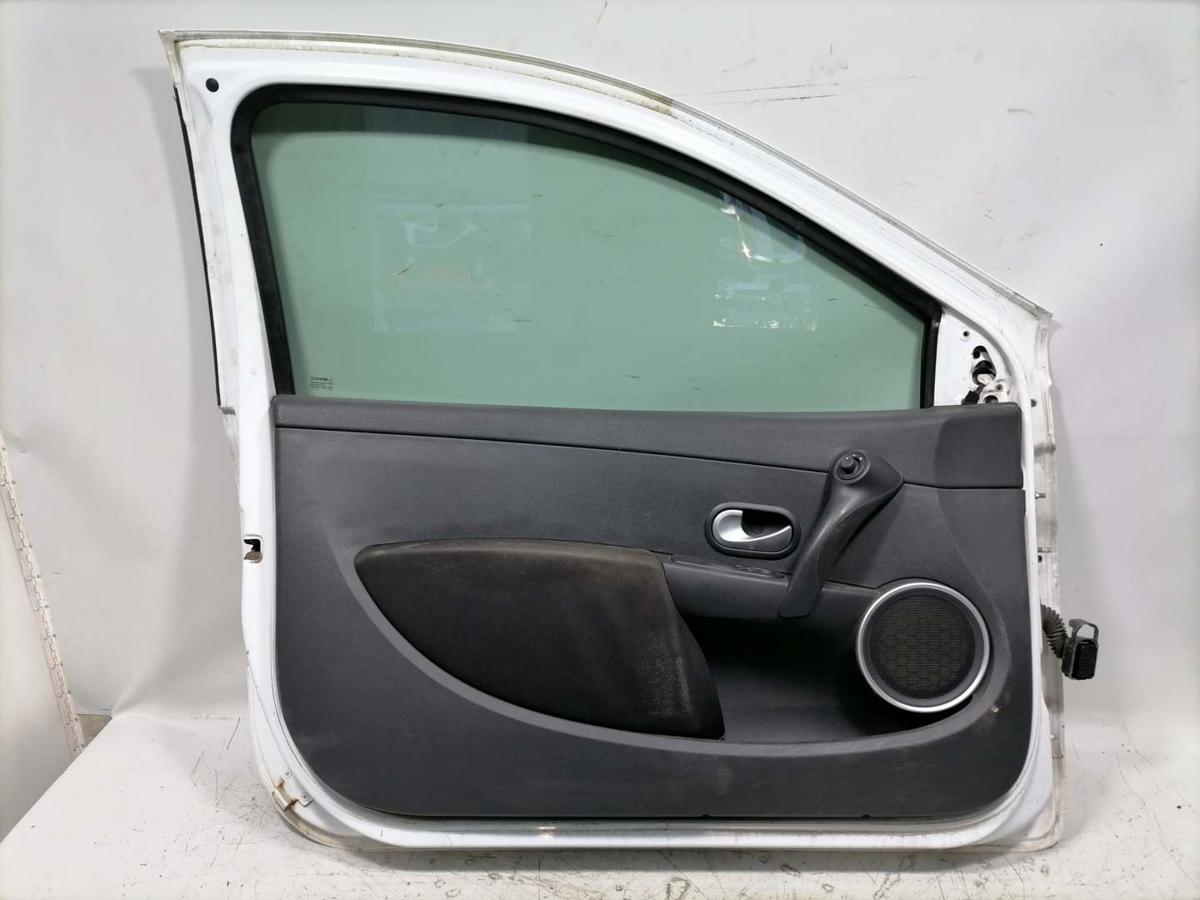 Renault Clio 3 original T&uuml;r vorn links OV369 Wei&szlig; 3-T&uuml;rer Rohbau Bj.2009